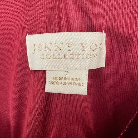 📦 🚚 EVERYTHING MUST GO! NWT Jenny Yoo Dark Berry Wrap Dress | 2 - Picture 5 of 5